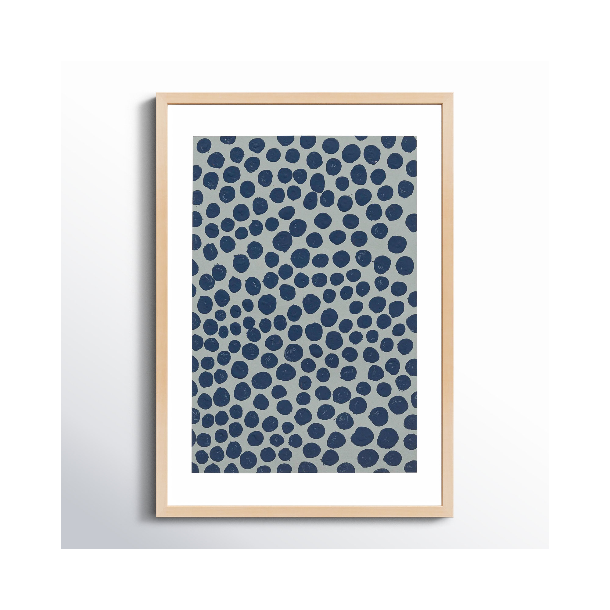 Blackberry On Gray by Michela Sorrentino, Brown, 25" H x 17.5" W x 1.25" D
