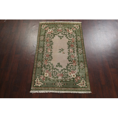 Tapis népalais en laine fait à la main 4 x 6