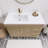 41.73228'' Single Bathroom Vanity with Acrylic Top