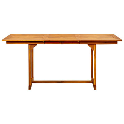 Stewart Extendable Wooden Dining Table