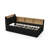 84" Twin Daybed with Wireless Charging and Pop-up Trundle - LED Storage Headboard - 500 lbs Capacity - Black Velvet-181293694