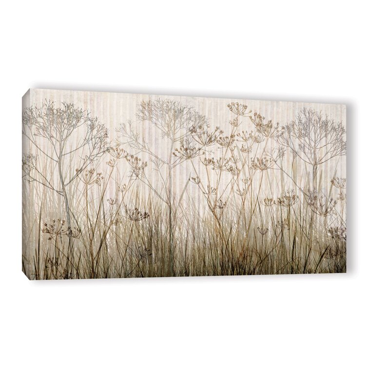 'Wildflowers Ivory' by Cora Niele - Print on Canvas