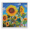 Perdus Acres tournesols, art de la giclée encadrée par Catherine Elliot