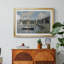 Le pont de la route à Argenteuil-Claude Monet - reproduction encadrée avec passe-partout et verre - 1874-180216344-180216345-180216347