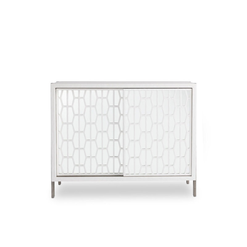 Cambridge 45'' W Sideboard, White Smooth Gesso