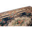 Hand Knotted Wool Area Rug in Navy And Ivory