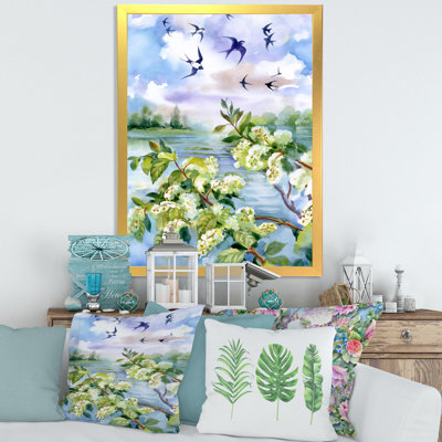 " Flowers Of The Cherry Blossoms On A Spring Day "