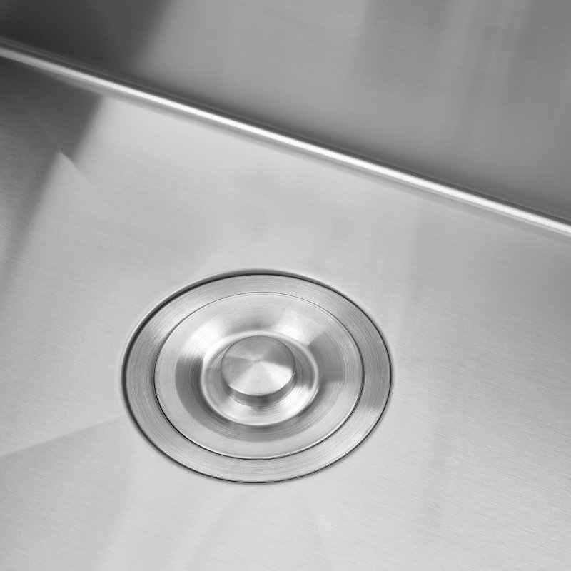 Belfry Kitchen 44mm W Single Bowl Stainless Steel Kitchen Sink