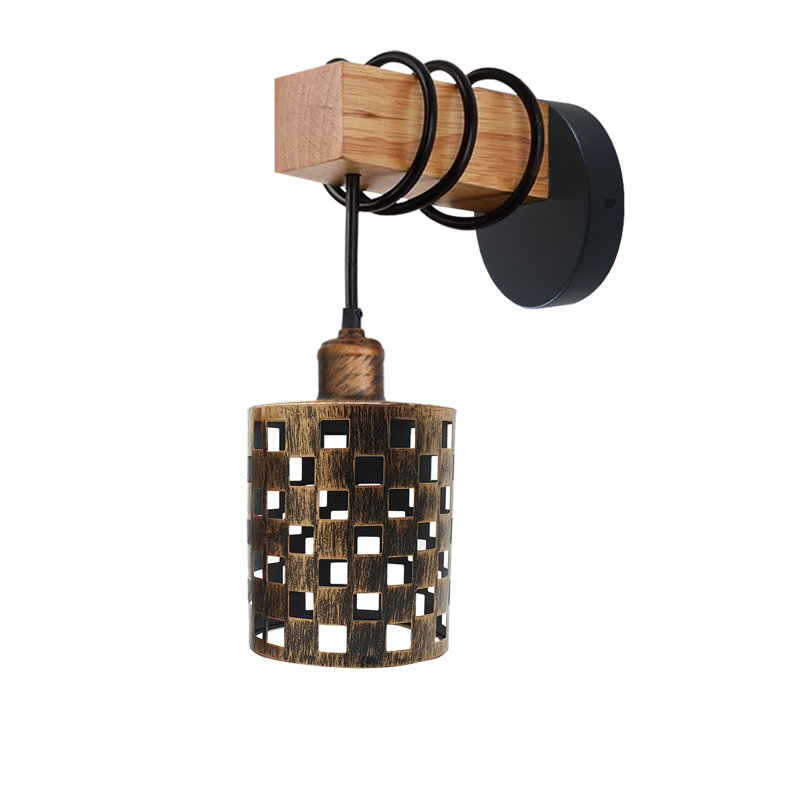 Herold Armed Sconce, Brushed Copper
