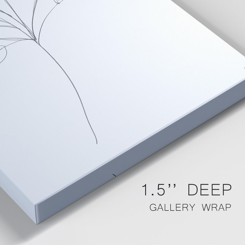 «Botanical Gesture V», ensemble de 2 impressions sur toile tendue, H 60 po x l 80 po x P 2 po