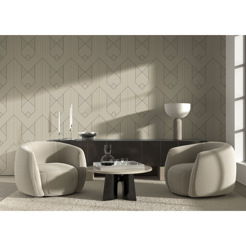 Zuri - Linen Wallpaper by Sabrina Yvonne