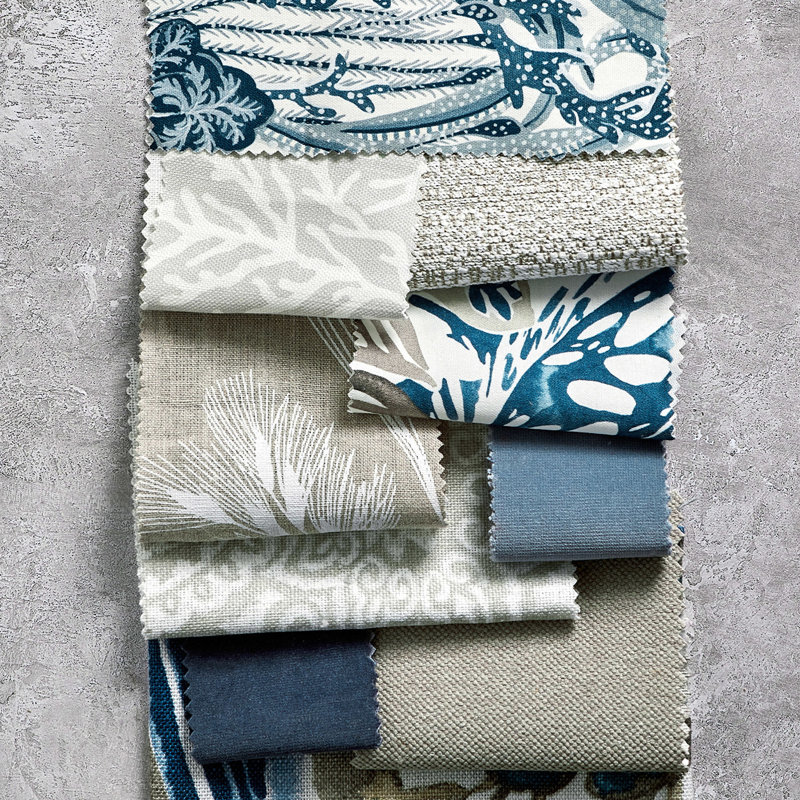 Aureilia Fabric, Dove/Chalk
