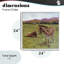 Donkey Duo in Pasture, giclée encadrée, design par Patricia Reynolds-2096203782-2096203776