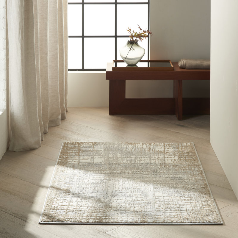 Rush Abstract Area Rug, Rectangle 97cm x 152cm