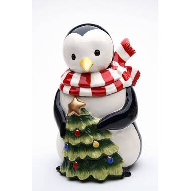 GIBSON HOME Snowman Hug 8.5 in. Durastone Cookie Jar 985117463M - The Home  Depot