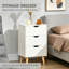 40cm W Particle Board Bedside Table