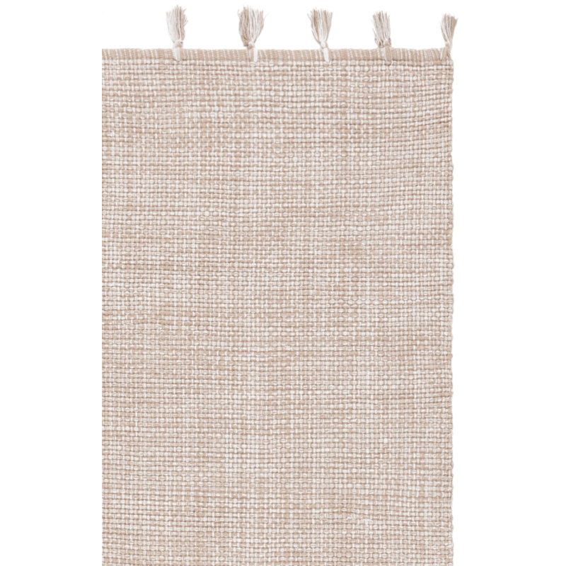 Abinadi Flatweave Cotton Rug, Rectangle 4' x 6'