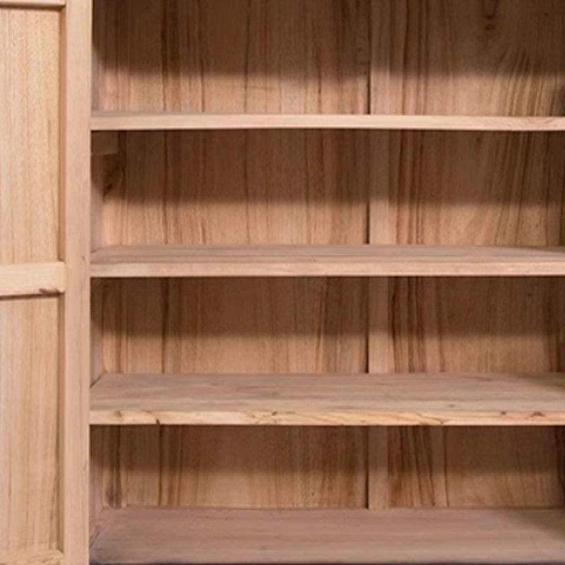 Armoire de rangement pour chaussures en bois massif 16 paires