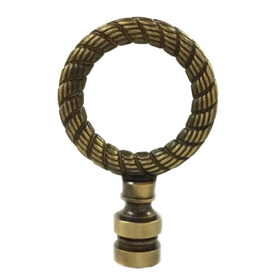 Rope Wreath Lamp Finial
