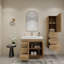 Ensemble de meuble-lavabo simple 36 po avec tiroirs et portes-70381326