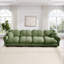 Ensemble de canapé modulaire surdimensionné en chenille avec coussins, vert sauge-1775610281-1775610285