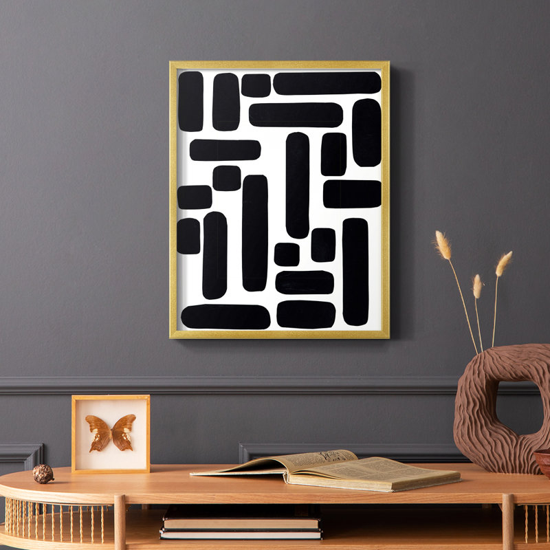 Shuffle IV Framed Print - Solid Wood