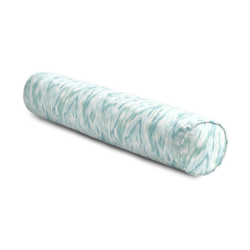 Linen Bolster Pillow Cover & Insert, Surf, 9" x 48"