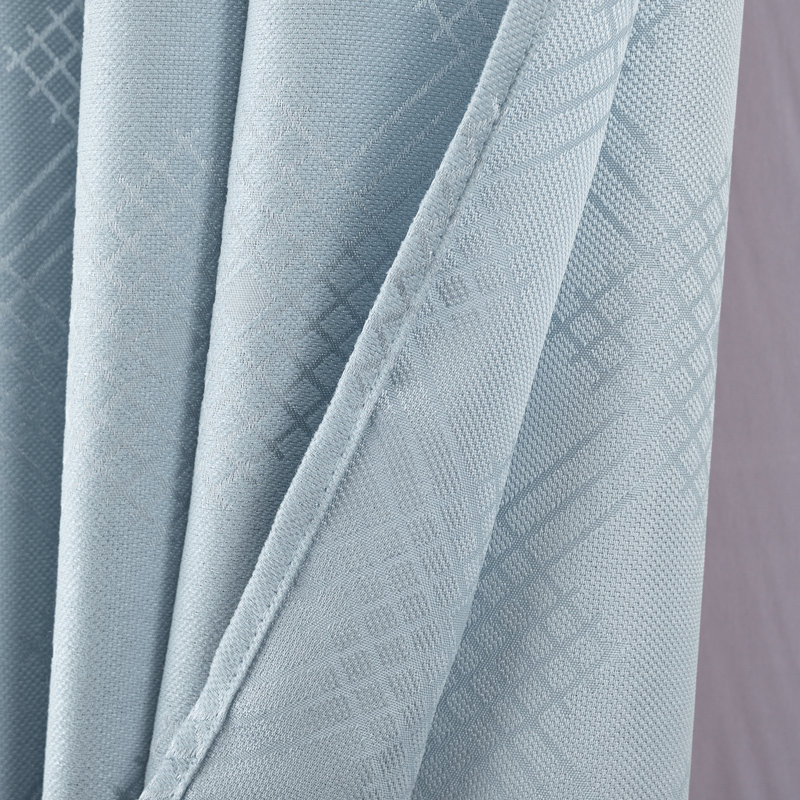 Celeste Shimmer Single Window Curtain, Blue