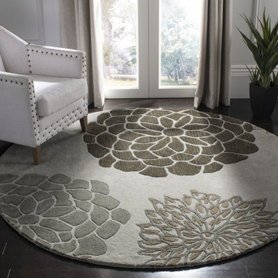 Soho Hand Tufted Wool Floral Rug