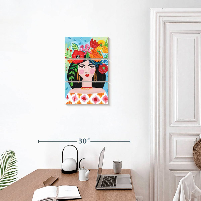 Leisha Afro, 57" H x 36" W