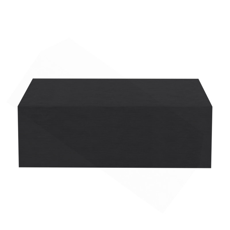 Nightstand Isola, Bedroom, Black, Black