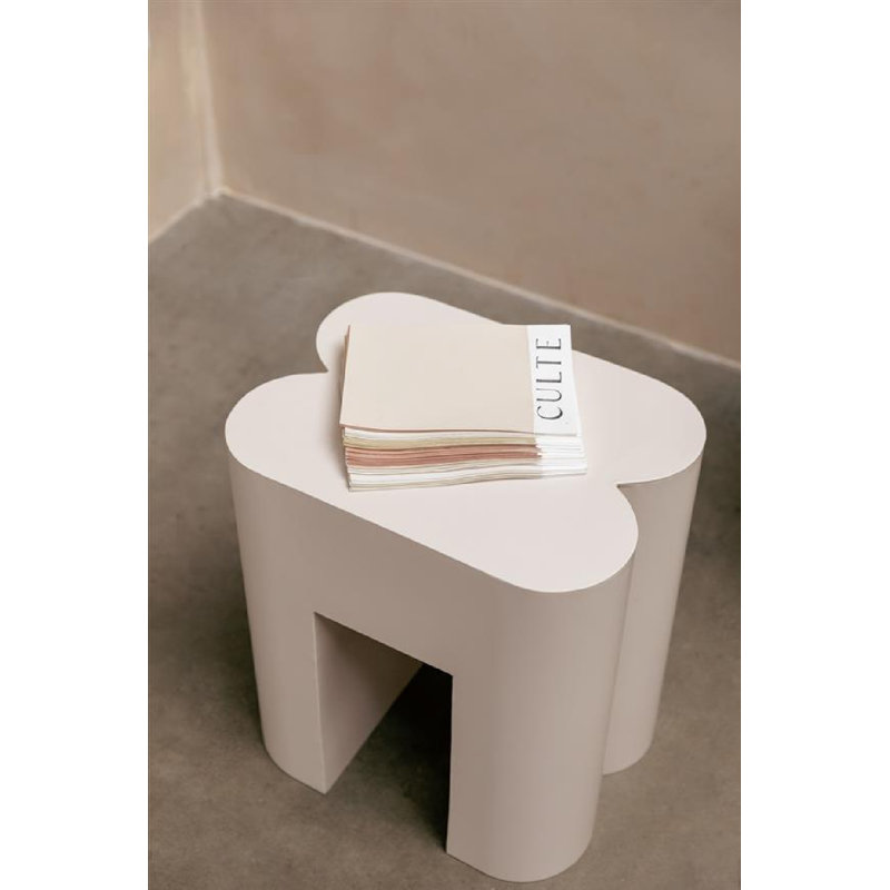 Shape Accent Stool, White