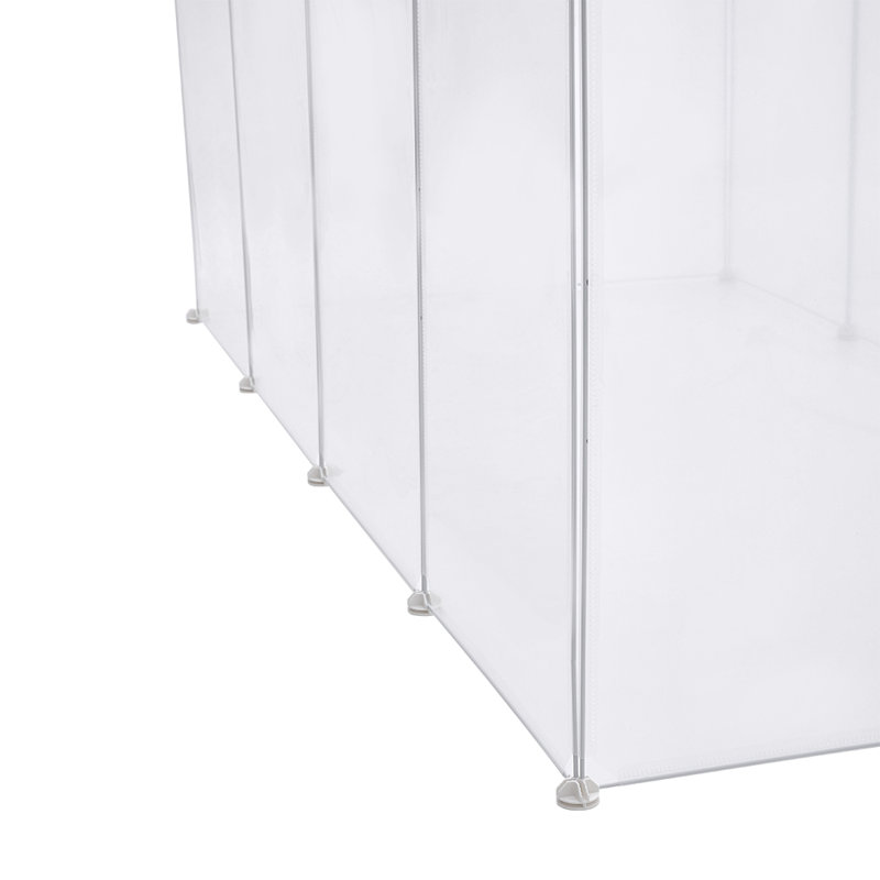 Polyethylene Plastic Collapsible Pet Crate, 75cm H x 180cm W x 90cm D