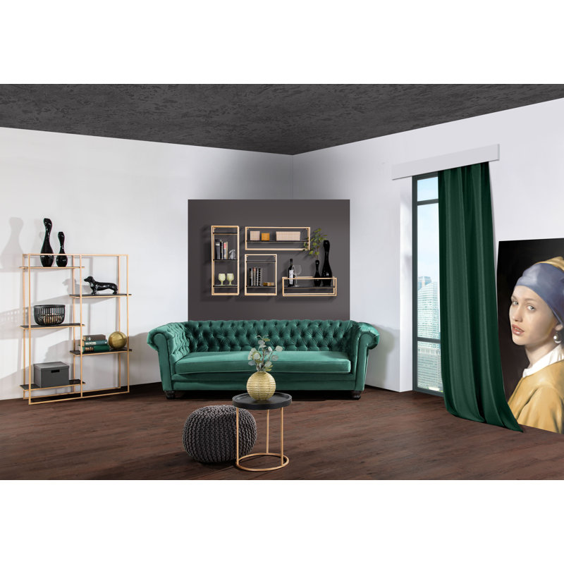 Camarillo Metal Accent Shelf, 25cm H x 70cm W x 18cm D