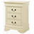 Louis Phillipe Nightstand with 3 Drawers Bed Side Table  Nightstand Bedroom End Tables-166158858