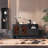 Sideboard with Metal Handles and Large Storage
