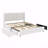 Queen Boucle Upholstered Platform Bed Frame, Storage, Tufted