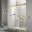 Porte de douche coulissante double l 60 po x H 60 po | Verre trempé | Entièrement sans cadre-122919064