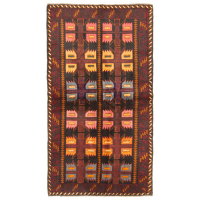Brickey Black Rug 3'5" x 6'3"