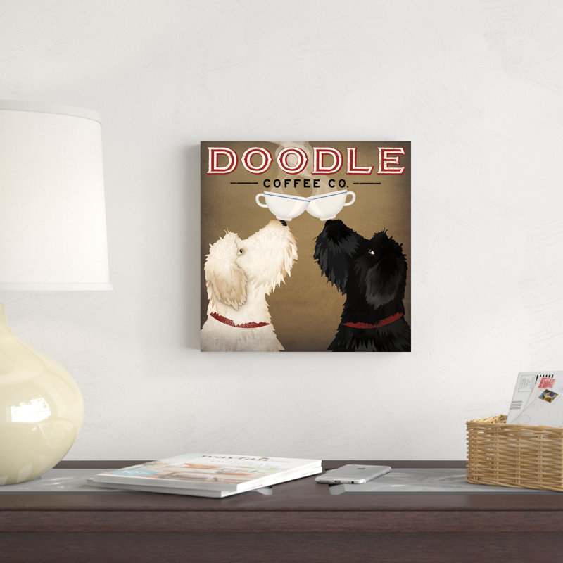 Doodle Coffee Double IV, H 12 po x l 12 po