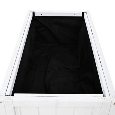 Cold Frame Mini, 100% Fir Wood, Polycarbonate Doors, Raised Bed With Liner, Wheels Mini For Plants, Drainage, Adjustable