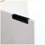 Meuble-lavabo suspendu de 122 cm (48 po) avec lavabo, porte d'armoire à fermeture amortie, design blanc moderne