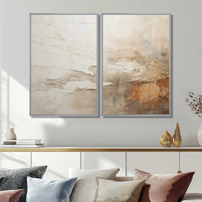 Cylen - Beige Canvas Wall Art