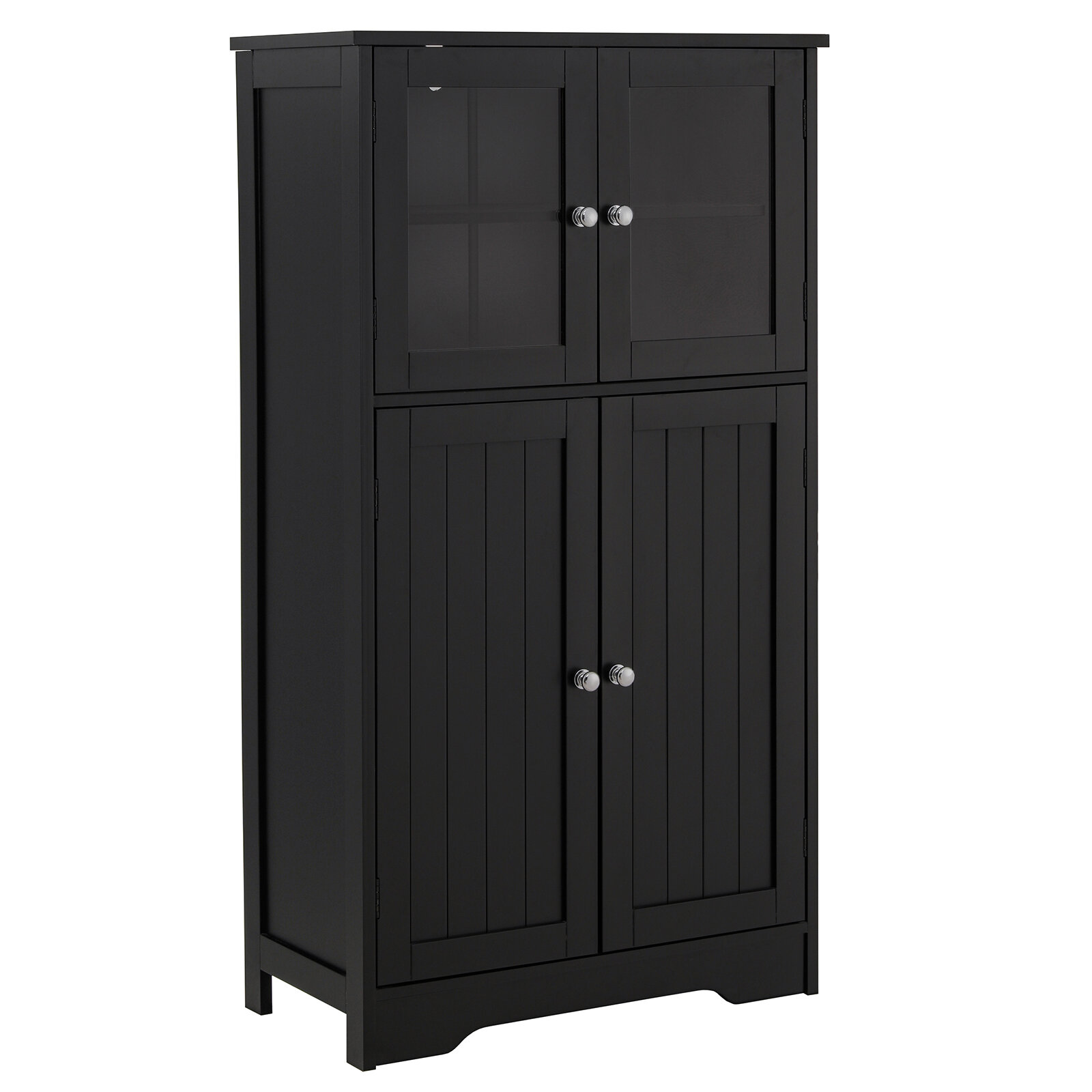 Magic Home Freestanding Storage Tall Bathroom Cabinet with