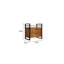 Mummert 60cm W Metal Bedside Table