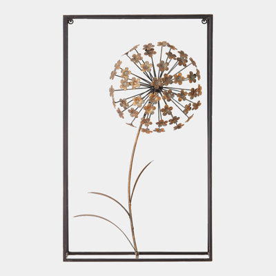 Dandelion Wall Decor-Antique Gold