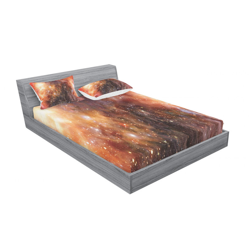 Microfiber Sheet Set, Queen Sheet Set with Fitted Sheet