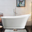 Baignoire de trempage autoportante L 67 po x l 31 po