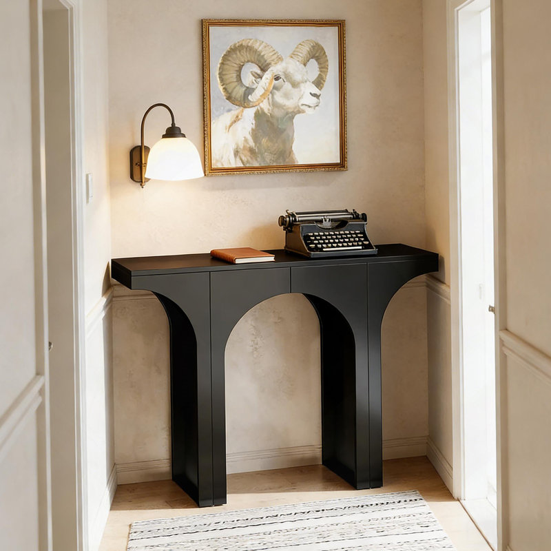 Table d'entrée, console, table de chevet, H 33,88 po x l 47,28 po x P 11,82 po