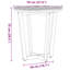 2 - Person Solid Wood Patio Dining Set Round Table